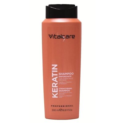 VITALCARE Stärkendes Keratin-Shampoo – 500 ml