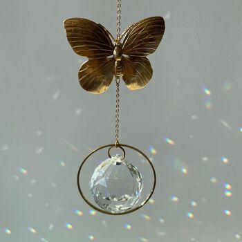Papillon Suncatcher/attrape-lumière/cristal de fenêtre/ 1
