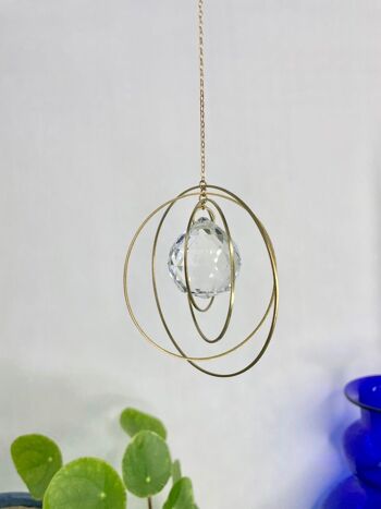 Cercles Suncatcher / Attrape-lumière / Cristal de fenêtre / Prisme 5