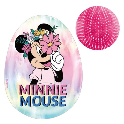 Cepillo desenredante infantil Minnie - Ovalado - Rosa