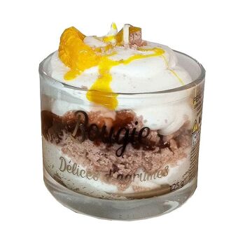 BOUGIES PARFUMÉES EN VERRE "GOURMANDE", 125G | COUPE DE CHOCOLAT AU CITRON 3