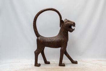 Figurine décorative XL Tigre Sukur en bronze 1
