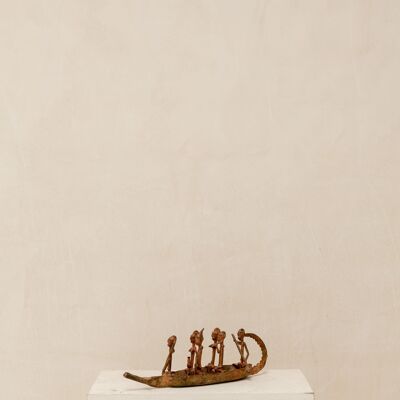 Figura decorativa Barca Dogon tanaño medio