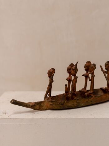 Figurine décorative Barca Dogon moyen tanaño 3