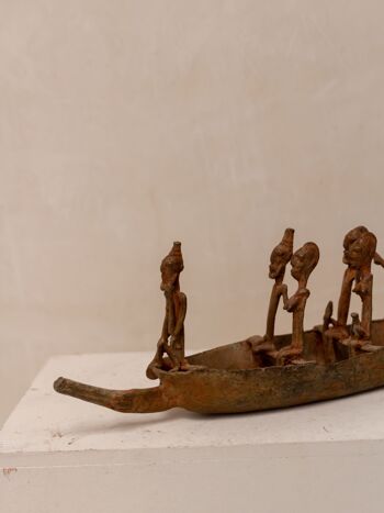 Figurine décorative Bateau Dogon taille L 3