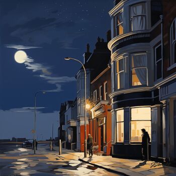 TABLEAU NUIT TRANQUILLE A BRIGHTON 2