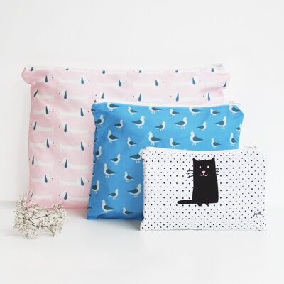 Lot de 3 pochettes animale