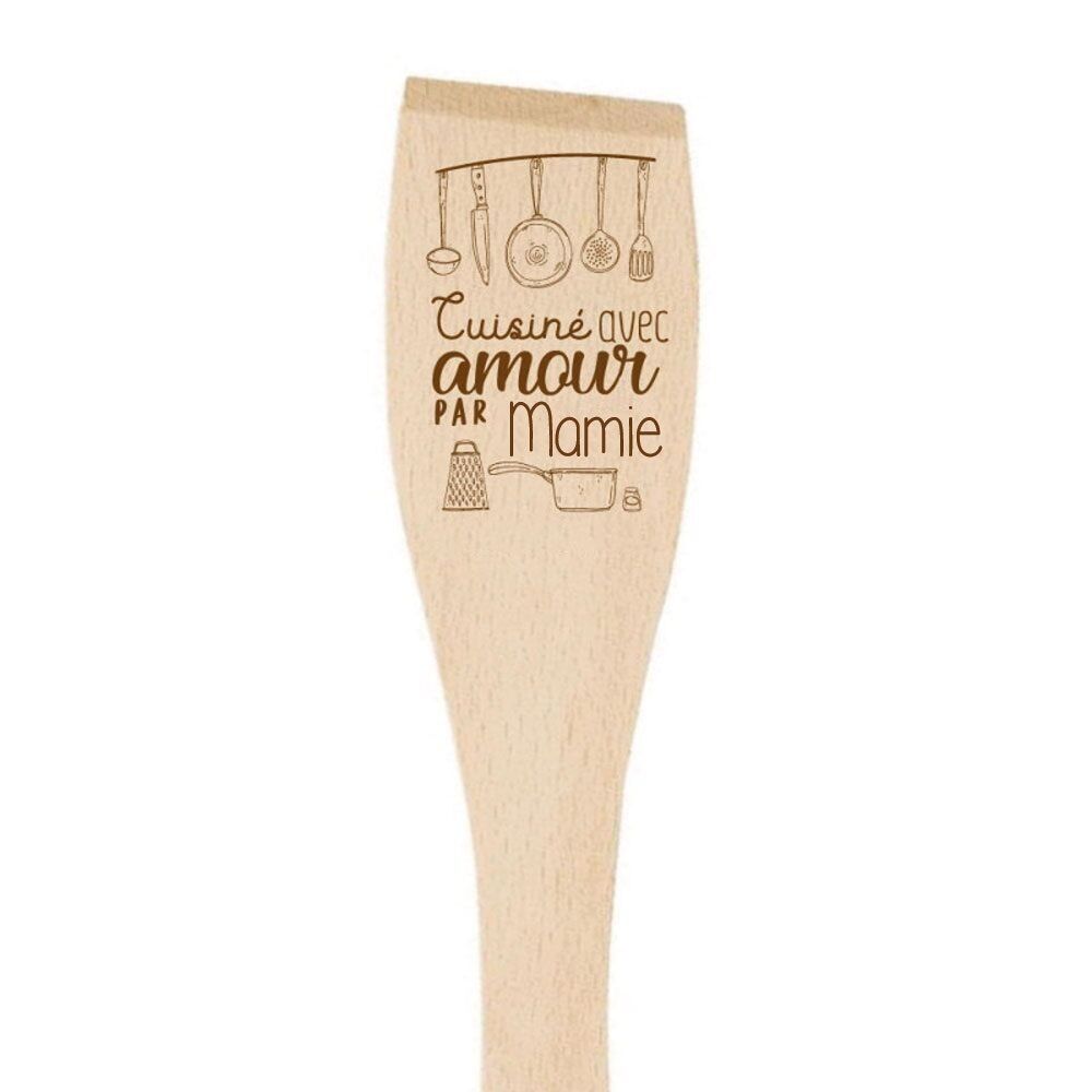 Spatola da cucina in legno - Cucinata con amore da...