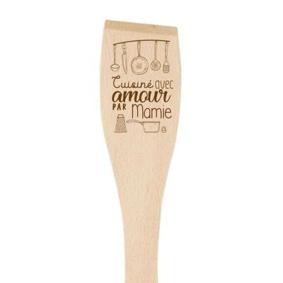 Spatule de cuisine en bois - Cuisiné avec amour par ...