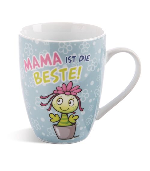 Tasse "Mama ist die Beste!" 310ml 10x8cm mit Banderole