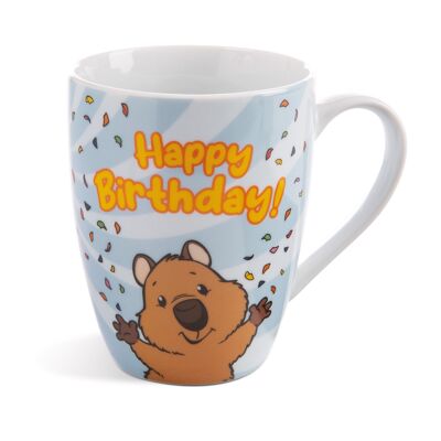 Mug "Happy Birthday!" 310ml 10x8cm with banderole