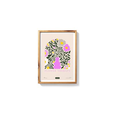Kunstplakat - Blumentherapie
