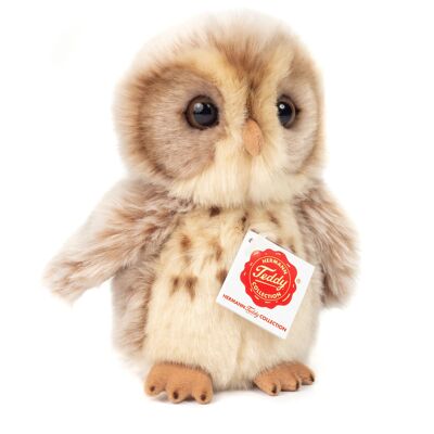 Owl light brown 16 cm - plush toy - stuffed animal