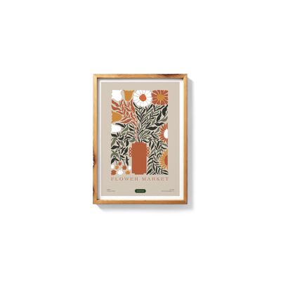 Poster artistico - Mercato dei fiori - 1
