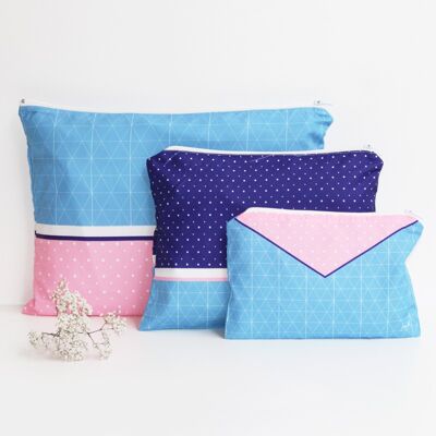Conjunto de 3 bolsillos gráficos