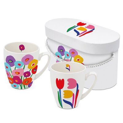 Super Bloom x 2 Juego de 2 tazas