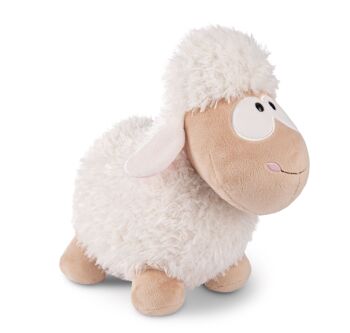 Peluche mouton blanc 22cm debout VERT 2