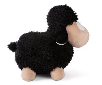 Peluche mouton noir 22cm debout VERT 2