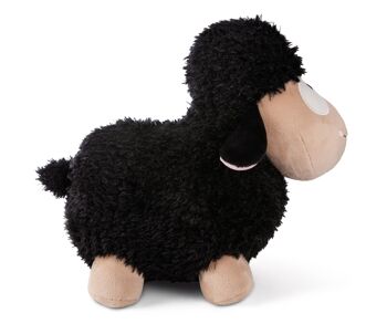 Peluche mouton noir 35cm debout VERT 2