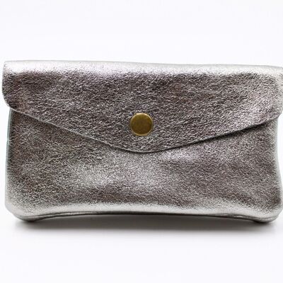 Large Glittery Leather Coin Purse