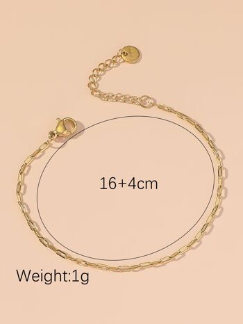 ENSEMBLE DE 3 BRACELETS ACIER INOXYDABLE 24BRA129 5