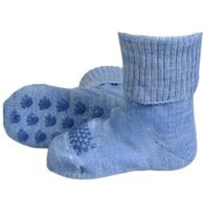 Chaussettes antidérapantes en laine OREGON pour bébé