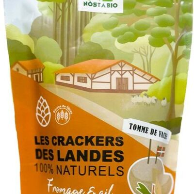 Landes Crackers: Tomme & Wild Garlic