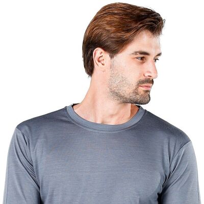 Long sleeve shirt - ERIS - 100% merino wool