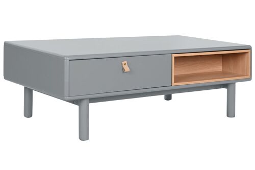 Mesa Centro Mdf Pu 120X60X40 Gris MB209007