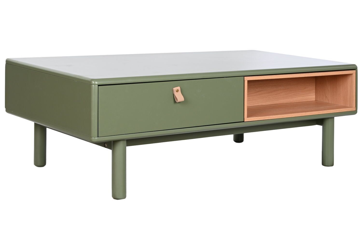 TAVOLINO DA BASSO MDF PU 120X60X40 VERDE MB208999
