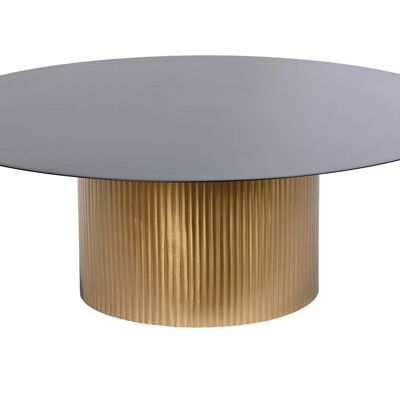Metal Coffee Table 110X110X36 Gold MB207967 NO11