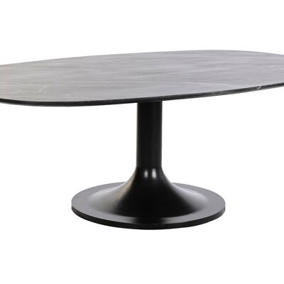 Mesa Centro Metal Marmol 120X70X39 Blanco MB213351
