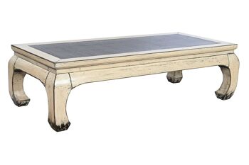 TABLE BASSE ORME RATAN 150X69X45 DECAPE BLANC MB210643 1