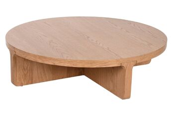 Table de Centre Chêne 121X121X31.5 Naturel MB211513 3