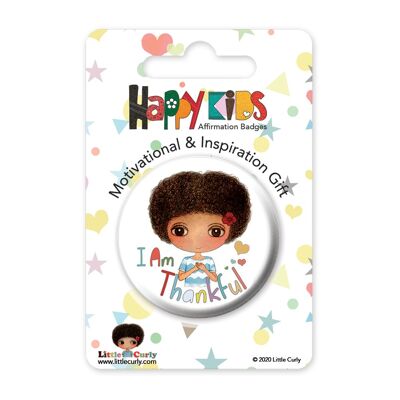 Happy Kids Affirmation Pin a