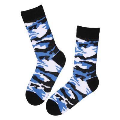 CARMO-Camouflage-Socken aus Baumwolle in den Farben der estnischen Flagge