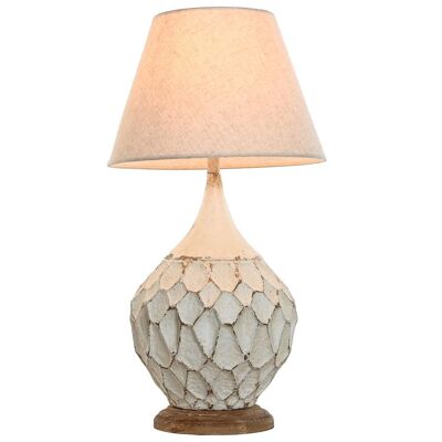 Table Lamp Metal Polyester 40X40X81 Decape LA213202