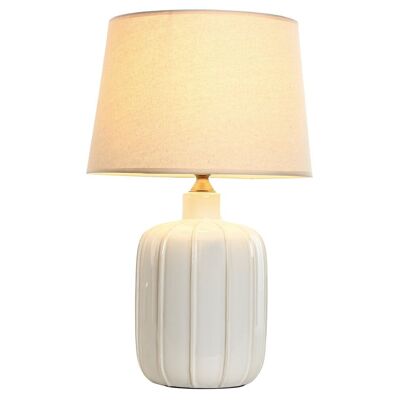 Lampada da Tavolo in Porcellana di Cotone 33X33X55 LA212976