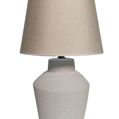 COTTON PORCELAIN TABLE LAMP 40X40X61.5 LA212969