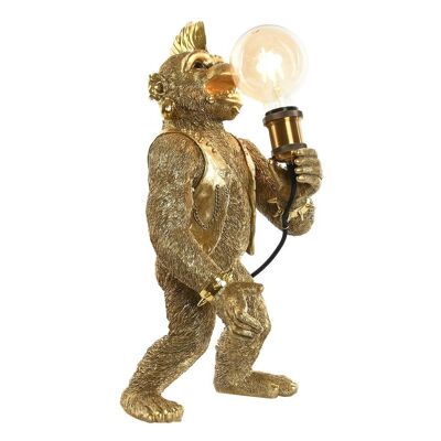 Harz-Tischlampe 25X24X48 Mono Punk Gold LA209356