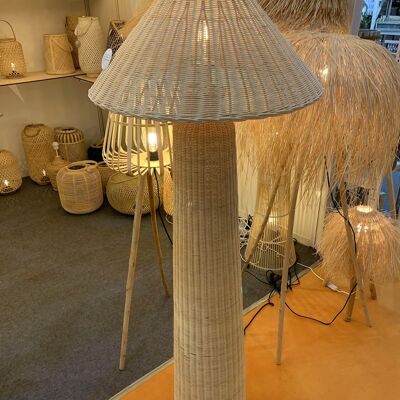 RATTAN FLOOR LAMP 56X56X150 HANDMADE LA213704