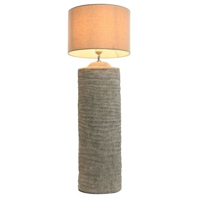 Cement Table Lamp 24X24X82 Without Screen LA212821