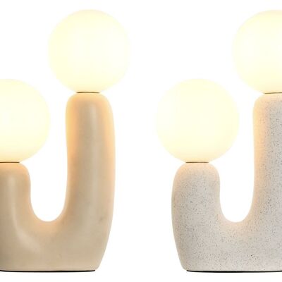 CERAMIC TABLE LAMP 20X11X31 BALLS 2 SURT. LA213195