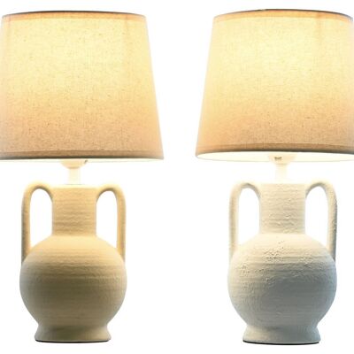 Lampada da Tavolo in Ceramica 20X20X36 Maniglia 2 Assortimento. LA213198