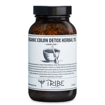 Té de hierbas orgánico de desintoxicación de colon