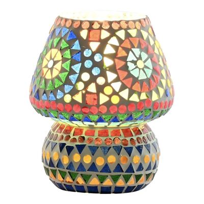 Lampada da Tavolo in Cristallo 13X13X17 Mosaico 2 Assortimento. LA212617