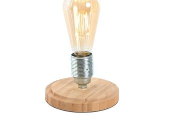 LAMPE DE TABLE EN VERRE 13X13X22 SANS AMPOULE LA212929 2