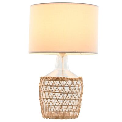 CRYSTAL ROPE TABLE LAMP 28X28X45 LA209376