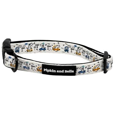 Adjustable Dog Collar - Dino Races