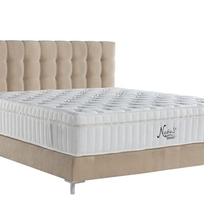 Letto Bospring colore panna modello Roma